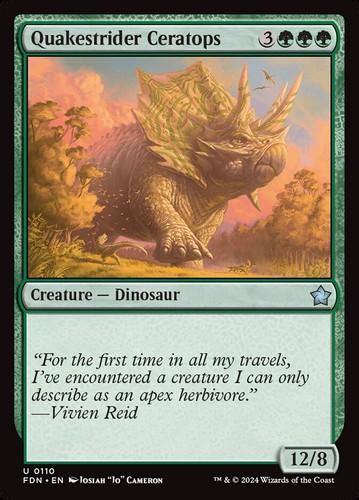 Quakestrider ceratops 110 - quakestrider, u